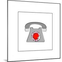 Telephone-null-Mounted Giclee Print