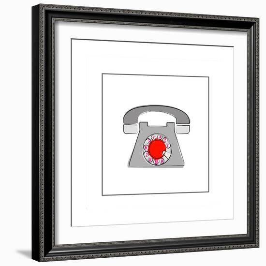 Telephone-null-Framed Giclee Print