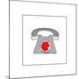 Telephone-null-Mounted Giclee Print