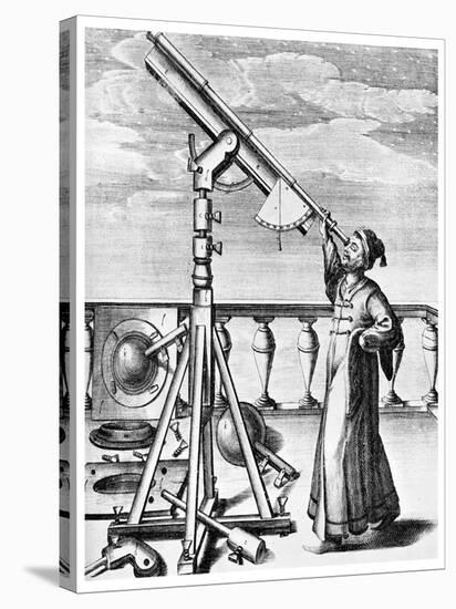 Telescope from Selenographia, 1647-Johannes Hevelius-Stretched Canvas