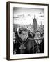 Telescope on the Obervatoire Deck, Top on the Rock at Rockefeller Center, Manhattan, New York-Philippe Hugonnard-Framed Photographic Print