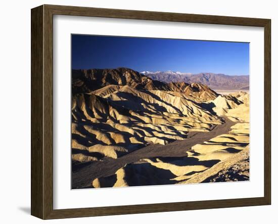 Telescope Peak in Mojave Desert, Death Valley National Park, Zabriskie Point, California, USA-Adam Jones-Framed Premium Photographic Print