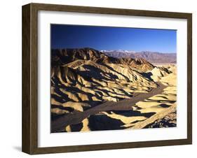 Telescope Peak in Mojave Desert, Death Valley National Park, Zabriskie Point, California, USA-Adam Jones-Framed Premium Photographic Print