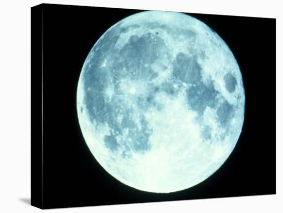 Telescope Photo of Full Moon From Earth-Dr. Fred Espenak-Stretched Canvas