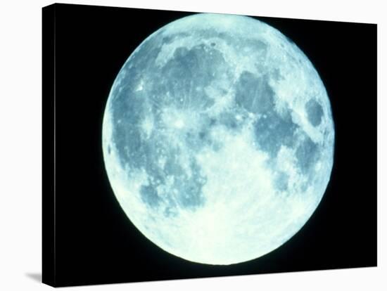 Telescope Photo of Full Moon From Earth-Dr. Fred Espenak-Stretched Canvas