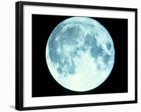 Telescope Photo of Full Moon From Earth-Dr. Fred Espenak-Framed Photographic Print