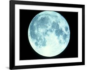 Telescope Photo of Full Moon From Earth-Dr. Fred Espenak-Framed Photographic Print