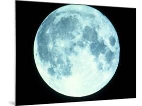 Telescope Photo of Full Moon From Earth-Dr. Fred Espenak-Mounted Photographic Print