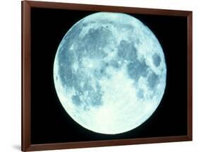 Telescope Photo of Full Moon From Earth-Dr. Fred Espenak-Framed Photographic Print