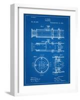 Telescope Vintage Patent 1891-null-Framed Art Print