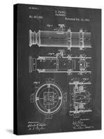 Telescope Vintage Patent 1891-null-Stretched Canvas