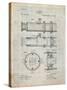 Telescope Vintage Patent 1891-Cole Borders-Stretched Canvas