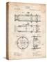 Telescope Vintage Patent 1891-Cole Borders-Stretched Canvas