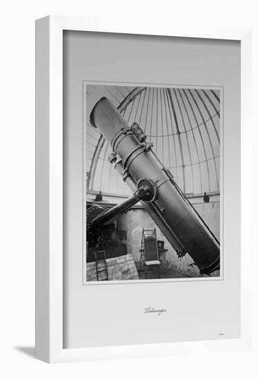 Telescope-null-Framed Poster