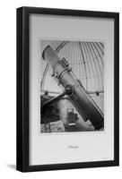 Telescope-null-Framed Poster