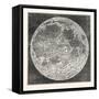 Telescopic Appearance of the Moon 1833-null-Framed Stretched Canvas