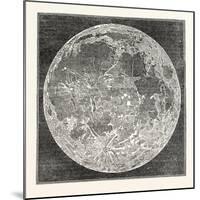 Telescopic Appearance of the Moon 1833-null-Mounted Giclee Print
