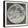 Telescopic Appearance of the Moon 1833-null-Framed Stretched Canvas