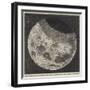 Telescopic View of the Eclipse of the Moon, Drawn at the Royal Observatory, Greenwich-null-Framed Giclee Print