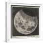 Telescopic View of the Eclipse of the Moon, Drawn at the Royal Observatory, Greenwich-null-Framed Giclee Print