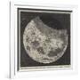 Telescopic View of the Eclipse of the Moon, Drawn at the Royal Observatory, Greenwich-null-Framed Giclee Print