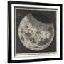 Telescopic View of the Eclipse of the Moon, Drawn at the Royal Observatory, Greenwich-null-Framed Giclee Print