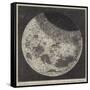 Telescopic View of the Eclipse of the Moon, Drawn at the Royal Observatory, Greenwich-null-Framed Stretched Canvas