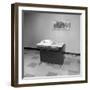 Teletype Machine in a Chicago Office, Ca. 1963-null-Framed Photographic Print