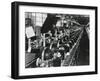 Television Chassis on an Assembly Line with Women Workers in a U.S. Factory. July 1949-null-Framed Photo