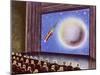 Television Cinema-null-Mounted Art Print