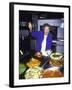 Television Cooking Expert Julia Child at Opening of Restaurant Eatzi's-Dave Allocca-Framed Premium Photographic Print