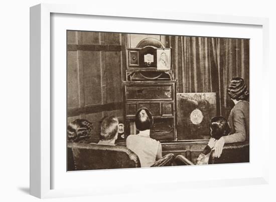 Television, Developed by John L. Baird, Was Successfully Broadcast-English Photographer-Framed Giclee Print