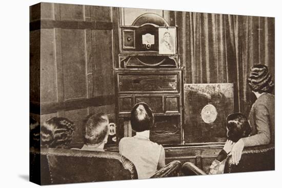 Television, Developed by John L. Baird, Was Successfully Broadcast-English Photographer-Stretched Canvas