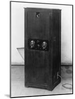 Television Receiver with Sight and Panel-null-Mounted Photographic Print