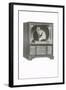 Television Set with Conductor-null-Framed Art Print