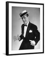 Television Star Gower Champion, Strutting His Dance Routine-Nina Leen-Framed Premium Photographic Print