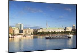 Television Tower and Binnenalster Lake, Hamburg, Germany, Europe-Ian Trower-Mounted Photographic Print