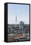 Television Tower and Rehabilitated Emporio Haus, Aerial Shot, Hanseatic City of Hamburg-Axel Schmies-Framed Stretched Canvas