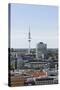 Television Tower and Rehabilitated Emporio Haus, Aerial Shot, Hanseatic City of Hamburg-Axel Schmies-Stretched Canvas