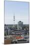 Television Tower and Rehabilitated Emporio Haus, Aerial Shot, Hanseatic City of Hamburg-Axel Schmies-Mounted Photographic Print
