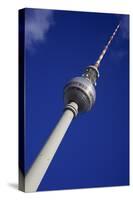 Television Tower (Tv) with Blue Sky, Berlin, Germany, Europe-Simon Montgomery-Stretched Canvas