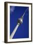 Television Tower (Tv) with Blue Sky, Berlin, Germany, Europe-Simon Montgomery-Framed Photographic Print