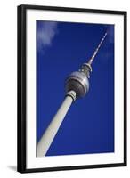 Television Tower (Tv) with Blue Sky, Berlin, Germany, Europe-Simon Montgomery-Framed Photographic Print