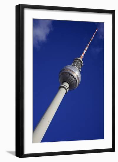 Television Tower (Tv) with Blue Sky, Berlin, Germany, Europe-Simon Montgomery-Framed Photographic Print