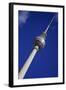 Television Tower (Tv) with Blue Sky, Berlin, Germany, Europe-Simon Montgomery-Framed Photographic Print