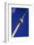 Television Tower (Tv) with Blue Sky, Berlin, Germany, Europe-Simon Montgomery-Framed Photographic Print