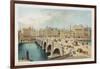 Telford's Bridge over the Clyde at Broomielaw, Glasgow, 1891-null-Framed Giclee Print