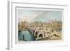 Telford's Bridge over the Clyde at Broomielaw, Glasgow, 1891-null-Framed Giclee Print