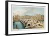 Telford's Bridge over the Clyde at Broomielaw, Glasgow, 1891-null-Framed Giclee Print