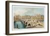 Telford's Bridge over the Clyde at Broomielaw, Glasgow, 1891-null-Framed Giclee Print